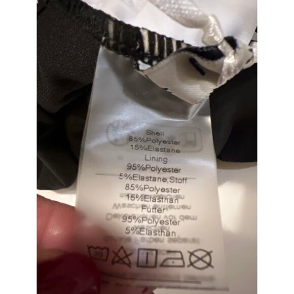 Grace Karin V-neck Tummy Control One Piece Swimdress Swimsuit NWT Size M - Picture 8 of 10